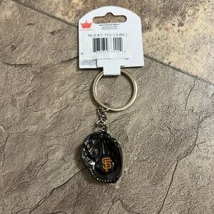 Baseball Glove Keychain with Logo